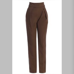 NWT JLUXLABEL Chocolate Alaia Wide Leg Pants